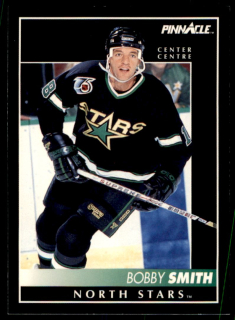 Hokejová karta Bobby Smith Pinnacle 1992-93 řadová č.142