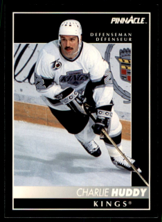 Hokejová karta Charlie Huddy Pinnacle 1992-93 řadová č.143