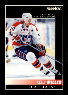 Hokejová karta Kelly Miller Pinnacle 1992-93 řadová č.160