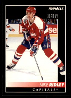Hokejová karta Mike Ridley Pinnacle 1992-93 řadová č.170