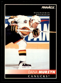 Hokejová karta Dana Murzyn Pinnacle 1992-93 řadová č.172