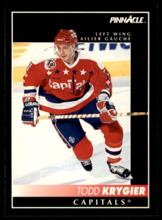 Hokejová karta Todd Krygier Pinnacle 1992-93 řadová č.204