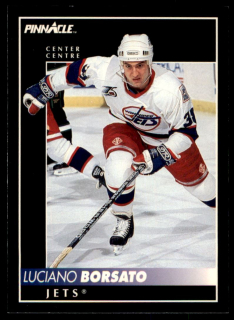 Hokejová karta Luciano Borsato Pinnacle 1992-93 řadová č.218