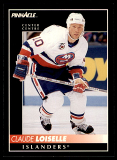 Hokejová karta Claude Loiselle Pinnacle 1992-93 řadová č.219