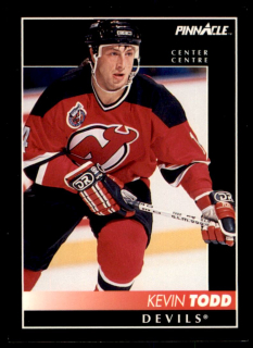 Hokejová karta Kevin Todd Pinnacle 1992-93 řadová č.272