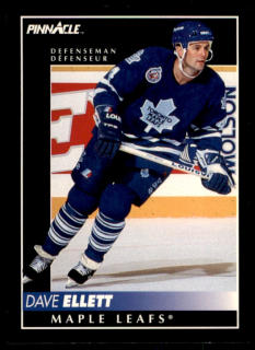 Hokejová karta Dave Ellett Pinnacle 1992-93 řadová č.273