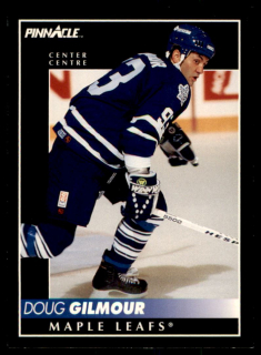 Hokejová karta Doug Gilmour Pinnacle 1992-93 řadová č.279