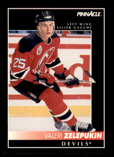 Hokejová karta Valeri Zelepukin Pinnacle 1992-93 řadová č.286