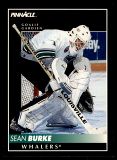 Hokejová karta Sean Burke Pinnacle 1992-93 řadová č.295