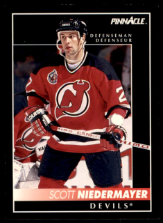 Hokejová karta Scott Niedermayer Pinnacle 1992-93 řadová č.304