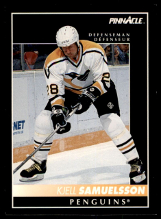 Hokejová karta Kjell Samuelsson Pinnacle 1992-93 řadová č.306