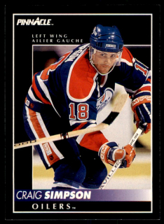Hokejová karta Craig Simpson Pinnacle 1992-93 řadová č.321