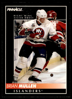 Hokejová karta Brian Mullen Pinnacle 1992-93 řadová č.333