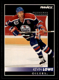 Hokejová karta Kevin Lowe Pinnacle 1992-93 řadová č.338