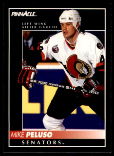 Hokejová karta Mike Peluso Pinnacle 1992-93 řadová č.379