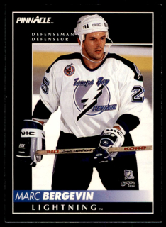 Hokejová karta Marc Bergevin Pinnacle 1992-93 řadová č.385