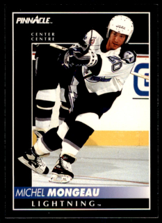 Hokejová karta Michel Mongeau Pinnacle 1992-93 řadová č.388