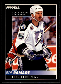 Hokejová karta Rob Ramage Pinnacle 1992-93 řadová č.389