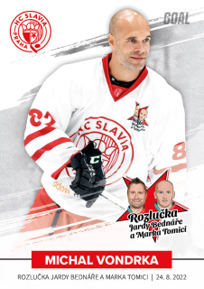 Hokejová karta Michal Vondrka Goal Cards 2022-23 Rozkučka č. 7