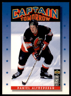 Hokejová karta Daniel Alfredsson UD Coll. Choice 1996-97 Captain Tomorrow č. 344
