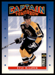 Hokejová karta Kyle McLaren UD Coll. Choice 1996-97 Captain Tomorrow č. 341