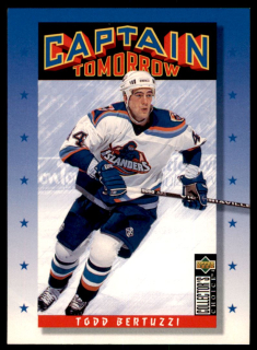 Hokejová karta Todd Bertuzzi UD Coll. Choice 1996-97 Captain Tomorrow č. 338