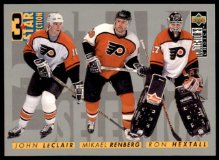 Hokejová karta LeClair / Renberg / Hextall UD Coll. Choice 96-97 3 Star S. č.326