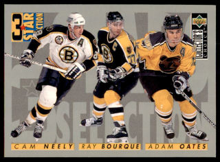 Hokejová karta Neely / Bourque / Oates UD Coll. Choice 96-97 3 Star S. č. 310