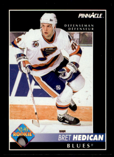 Hokejová karta Bret Hedican Pinnacle 1992-93 Rookie č. 228