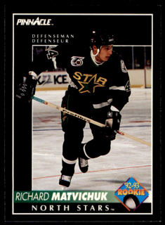 Hokejová karta Richard Matvichuk Pinnacle 1992-93 Rookie č. 391