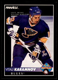 Hokejová karta Vitali Karamnov Pinnacle 1992-93 Rookie č. 398