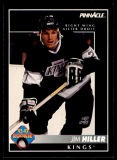 Hokejová karta Jim Hiller Pinnacle 1992-93 Rookie č. 399