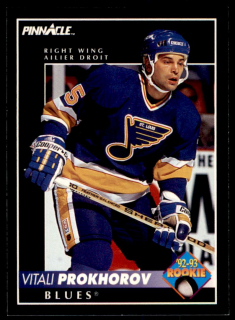 Hokejová karta Vitali Prokhorov Pinnacle 1992-93 Rookie č. 404