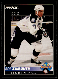 Hokejová karta Rob Zamuner Pinnacle 1992-93 Rookie č. 414
