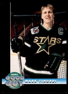 Hokejová karta Mark Tinordi Pinnacle 1992-93 Good Guy č. 252