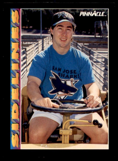 Hokejová karta Pat Falloon Pinnacle 1992-93 Sidelines č. 238