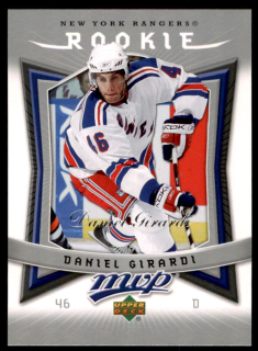 Hokejová karta Daniel Girardi UD MVP 2007-08 Rookie č. 342
