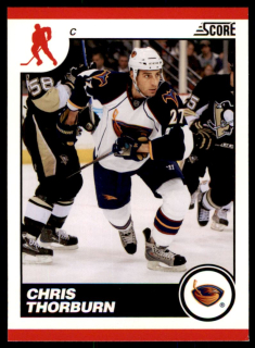 Hokejová karta Chris Thorburn Score 2010-11 karta č.58