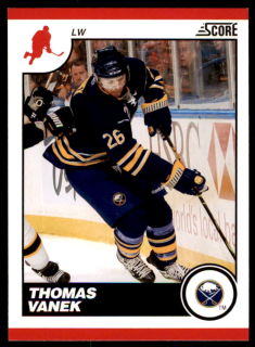 Hokejová karta Thomas Vanek Score 2010-11 karta č.81