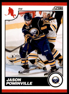 Hokejová karta Jason Pominville Score 2010-11 karta č.82