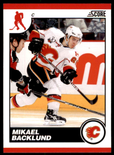 Hokejová karta Mikael Backlund Score 2010-11 karta č.104