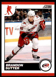 Hokejová karta Brandon Sutter Score 2010-11 karta č.117