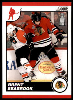 Hokejová karta Brent Seabrook Score 2010-11 karta č.134