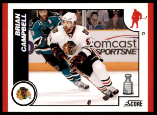 Hokejová karta Brian Campbell Score 2010-11 karta č.138