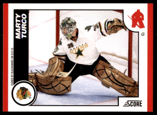 Hokejová karta Marty Turco Score 2010-11 karta č.140