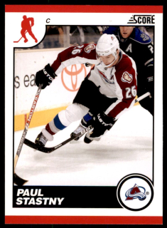 Hokejová karta Paul Stastny Score 2010-11 karta č.141