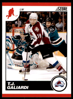 Hokejová karta T.J. Galiardi Score 2010-11 karta č.146