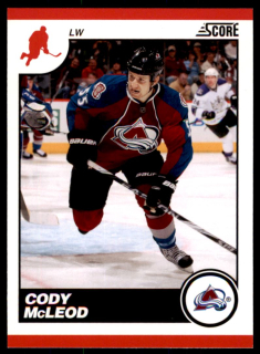 Hokejová karta Cody McLeod Score 2010-11 karta č.150