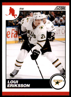 Hokejová karta Loui Eriksson Score 2010-11 karta č.173