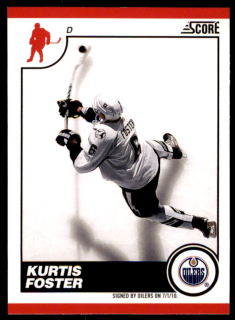 Hokejová karta Kurtis Foster Score 2010-11 karta č.210